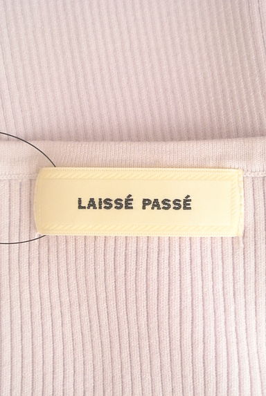LAISSE PASSE（レッセパッセ）の古着「刺繍花モチーフ付きリブニット（ニット）」大画像６へ
