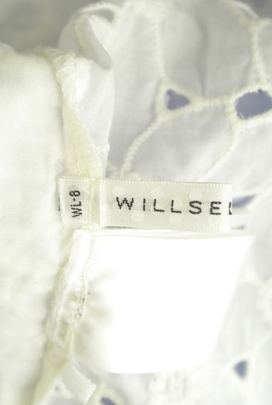 WILLSELECTION（ウィルセレクション）の古着「レースドッキングオーガンジートップス（カットソー・プルオーバー）」大画像６へ
