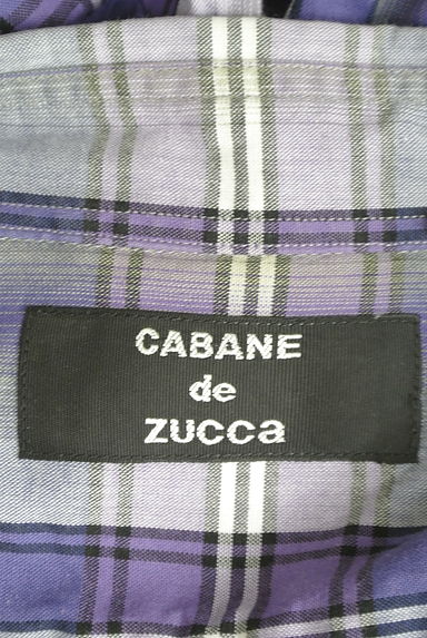 ZUCCa（ズッカ）の古着「ラウンドヘムチェック柄シャツ（カジュアルシャツ）」大画像６へ