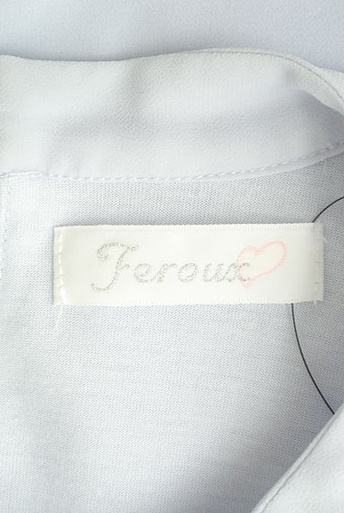 Feroux（フェルゥ）の古着「リボンタイシフォンカットソー（カットソー・プルオーバー）」大画像６へ