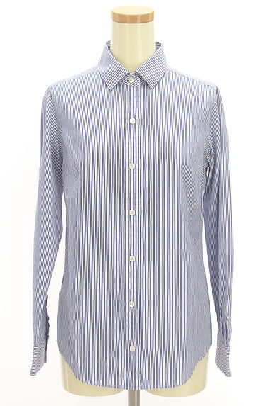 UNITED ARROWS（ユナイテッドアローズ）の古着「ストライプ柄コットンシャツ（カジュアルシャツ）」大画像１へ