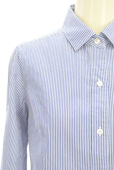 UNITED ARROWS（ユナイテッドアローズ）の古着「ストライプ柄コットンシャツ（カジュアルシャツ）」大画像４へ