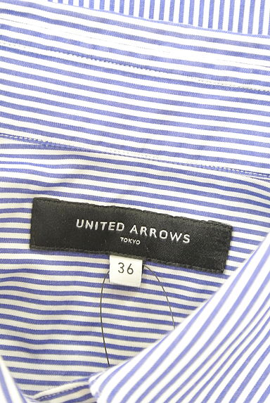 UNITED ARROWS（ユナイテッドアローズ）の古着「ストライプ柄コットンシャツ（カジュアルシャツ）」大画像６へ
