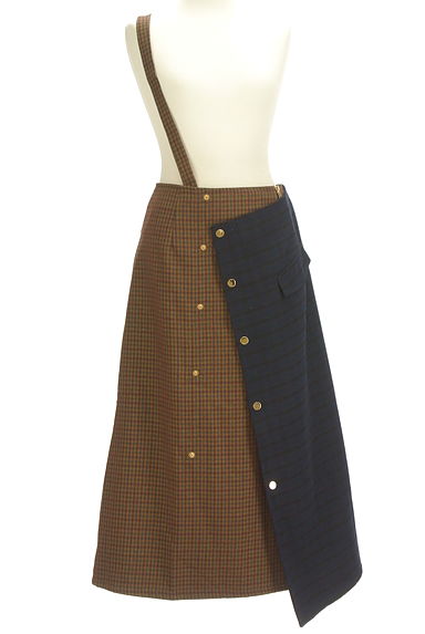 REDYAZEL（レディアゼル）の古着「ワンショルダーラップ風ロングスカート（ロングスカート・マキシスカート）」大画像５へ