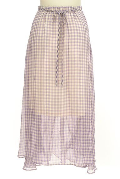 REDYAZEL（レディアゼル）の古着「シースルーラップ風ロングスカート（ロングスカート・マキシスカート）」大画像２へ