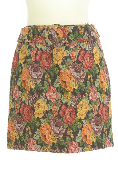 REDYAZEL（レディアゼル）の古着「ゴブラン織り花柄ミニスカート（ミニスカート）」大画像１へ