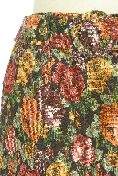 REDYAZEL（レディアゼル）の古着「ゴブラン織り花柄ミニスカート（ミニスカート）」大画像４へ