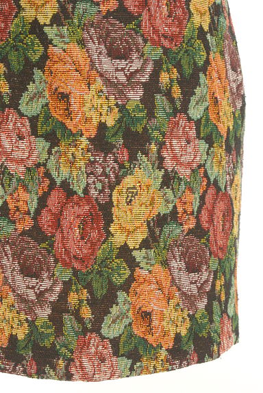 REDYAZEL（レディアゼル）の古着「ゴブラン織り花柄ミニスカート（ミニスカート）」大画像５へ