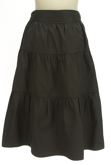 Couture Brooch（クチュールブローチ）の古着「ベルト付き膝下ティアードスカート（スカート）」大画像２へ