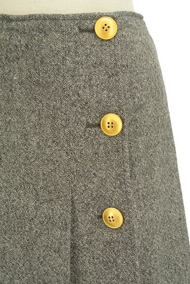 BLUE LABEL CRESTBRIDGE（ブルーレーベル・クレストブリッジ）の古着「膝下ラップタックスカート（スカート）」大画像４へ