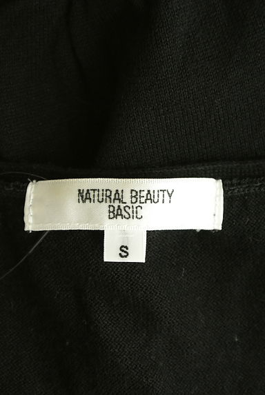 NATURAL BEAUTY BASIC（ナチュラルビューティベーシック）の古着「リボン付きネック9分袖ニット（ニット）」大画像６へ