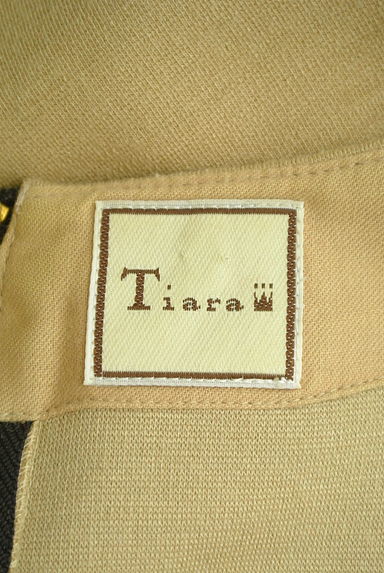 Tiara（ティアラ）の古着「フロント切替バイカラー膝上ワンピース（ワンピース・チュニック）」大画像６へ