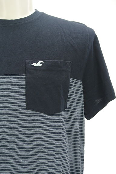 Hollister Co.（ホリスター）の古着「ポケット付きボーダー切替Tシャツ（Ｔシャツ）」大画像４へ
