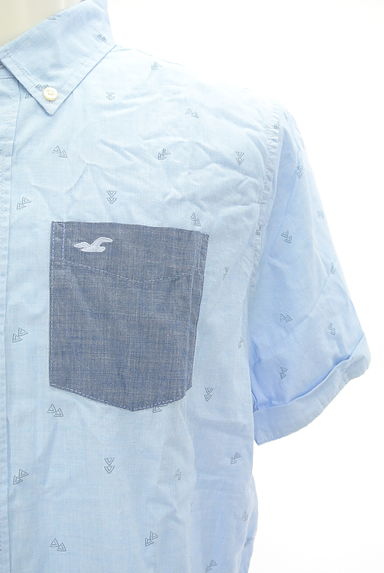 Hollister Co.（ホリスター）の古着「三角柄コットンシャツ（カジュアルシャツ）」大画像４へ