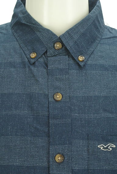 Hollister Co.（ホリスター）の古着「胸ポケットボーダー長袖シャツ（カジュアルシャツ）」大画像４へ
