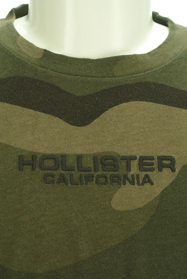 Hollister Co.（ホリスター）の古着「ロゴ刺繍入り迷彩柄Tシャツ（Ｔシャツ）」大画像４へ