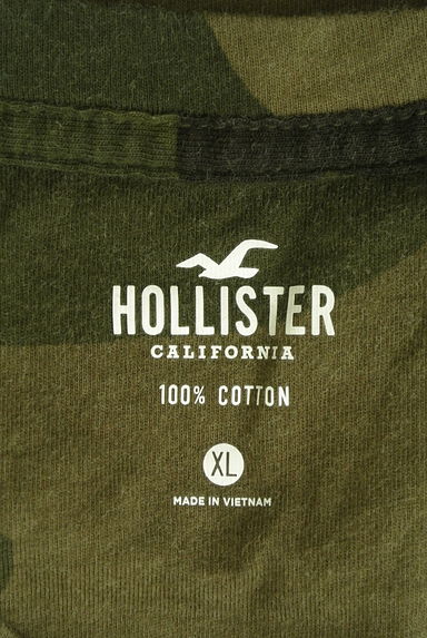 Hollister Co.（ホリスター）の古着「ロゴ刺繍入り迷彩柄Tシャツ（Ｔシャツ）」大画像６へ