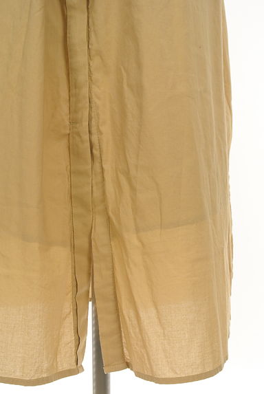 Melan Cleuge（メランクルージュ）の古着「ベルト付きフレンチスリーブミモレシャツワンピース（ワンピース・チュニック）」大画像５へ