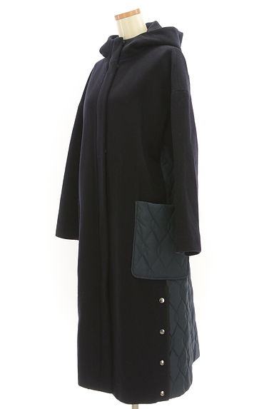 soffitto（ソフィット）の古着「キルティング切替フーディロングコート（コート）」大画像３へ