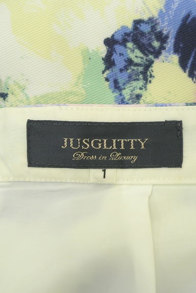 JUSGLITTY（ジャスグリッティー）の古着「膝下丈総柄フレアスカート（スカート）」大画像６へ