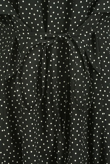 COMME CA（コムサ）の古着「ドット柄フリルロングシフォンワンピース（ワンピース・チュニック）」大画像５へ