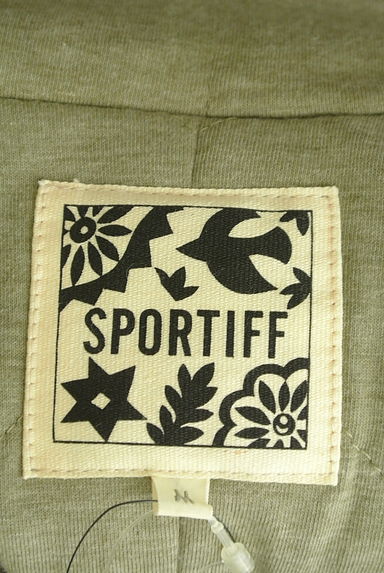 sportiff（スポーティフ）の古着「バックリボン中綿入り光沢ミドルコート（ブルゾン・スタジャン）」大画像６へ