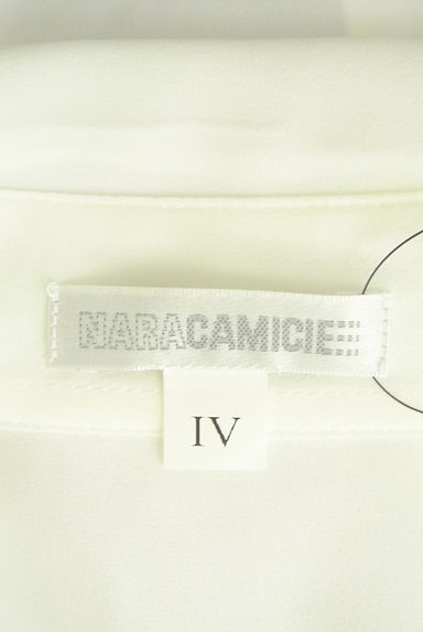 NARA CAMICIE（ナラカミーチェ）の古着「フリル七分袖シアーブラウス（カットソー・プルオーバー）」大画像６へ