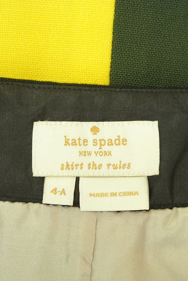 kate spade new york（ケイトスペード ニューヨーク）の古着「配色切替ミニスカート（ミニスカート）」大画像６へ
