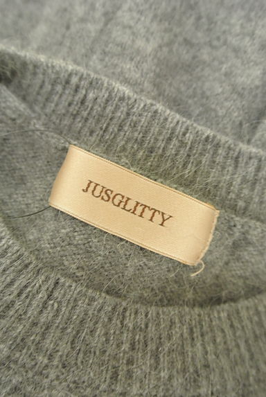 JUSGLITTY（ジャスグリッティー）の古着「クルーネックベーシックセーター（セーター）」大画像６へ