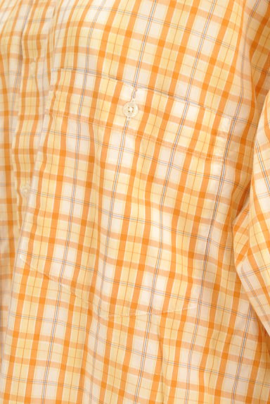 PAPAS（パパス）の古着「バンドカラーチェックシャツ（カジュアルシャツ）」大画像５へ