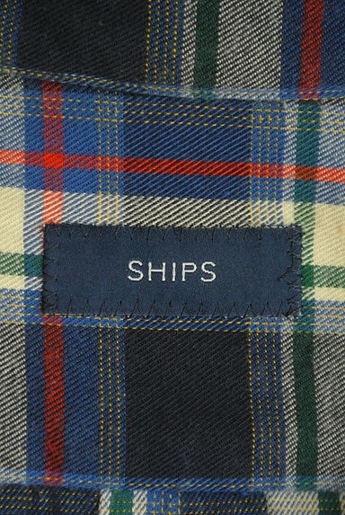 SHIPS（シップス）の古着「ラウンドヘムチェックシャツ（カジュアルシャツ）」大画像６へ