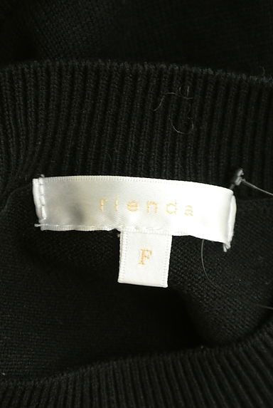 rienda（リエンダ）の古着「ベルト付きロングニットワンピース（ワンピース・チュニック）」大画像６へ