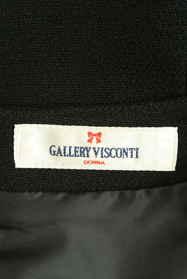 GALLERY VISCONTI（ギャラリービスコンティ）の古着「チェーンベルト付き膝下フレアワンピース（ワンピース・チュニック）」大画像６へ