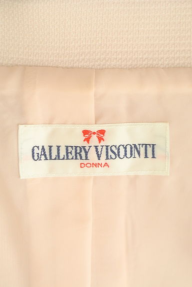 GALLERY VISCONTI（ギャラリービスコンティ）の古着「ベルト付き膝下半袖ワンピ＋ジャケット（ツーピース（ジャケット＋ワンピース））」大画像６へ