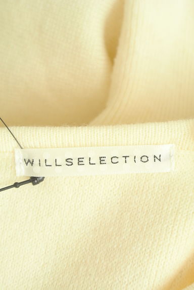 WILLSELECTION（ウィルセレクション）の古着「フリルボリュームスリーブニットワンピース（ワンピース・チュニック）」大画像６へ