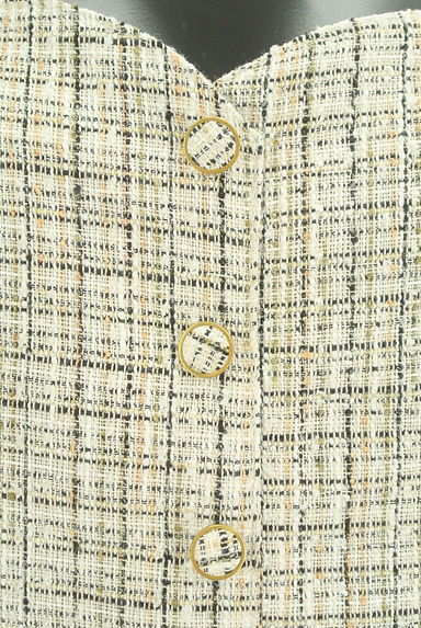 WILLSELECTION（ウィルセレクション）の古着「ラメ混チェックジャンパースカート（キャミワンピース）」大画像４へ