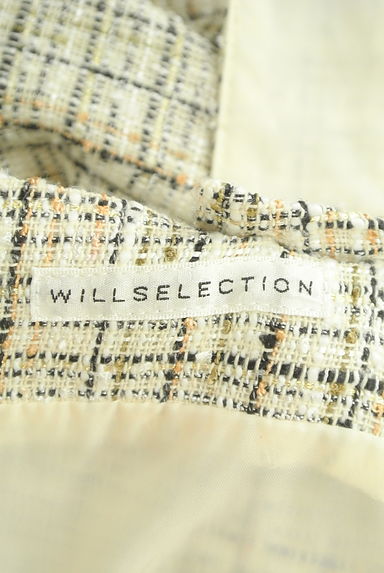 WILLSELECTION（ウィルセレクション）の古着「ラメ混チェックジャンパースカート（キャミワンピース）」大画像６へ