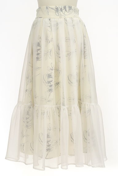 WILLSELECTION（ウィルセレクション）の古着「花柄シアーロングスカート（ロングスカート・マキシスカート）」大画像１へ