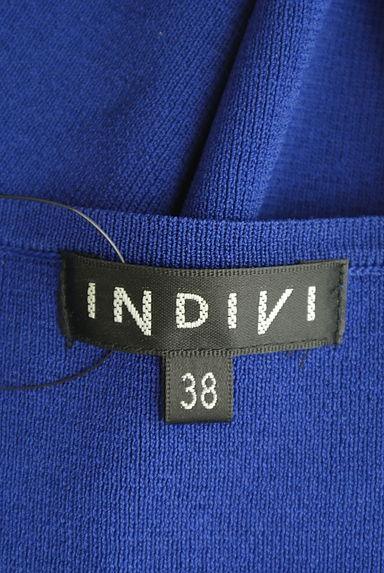 INDIVI（インディヴィ）の古着「カッティング袖ニットトップス（ニット）」大画像６へ