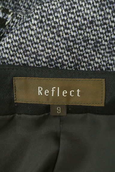 Reflect（リフレクト）の古着「チェック×ツイード切替ミモレスカート（ロングスカート・マキシスカート）」大画像６へ