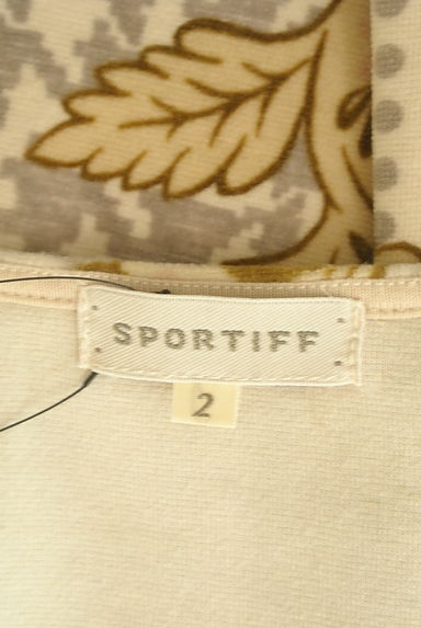 sportiff（スポーティフ）の古着「花柄ハーフジップベロアチュニック（ワンピース・チュニック）」大画像６へ