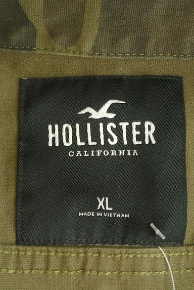 Hollister Co.（ホリスター）の古着「ラウンドヘムバックロゴ迷彩柄シャツ（カジュアルシャツ）」大画像６へ