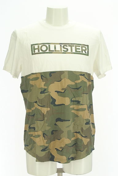 Hollister Co.（ホリスター）の古着「明細柄ロゴTシャツ（Ｔシャツ）」大画像１へ