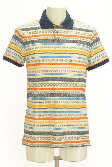 Hollister Co.（ホリスター）の古着「民族ボーダーポロシャツ（ポロシャツ）」大画像１へ