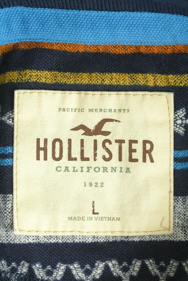 Hollister Co.（ホリスター）の古着「エスニックボーダーポロシャツ（ポロシャツ）」大画像６へ