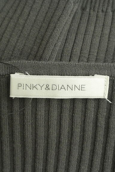 Pinky＆Dianne（ピンキー＆ダイアン）の古着「ベルト付きミモレリブニットワンピース（ワンピース・チュニック）」大画像６へ