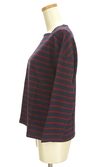 un dix cors（アンディコール）の古着「ボートネックボーダーカットソー（カットソー・プルオーバー）」大画像３へ