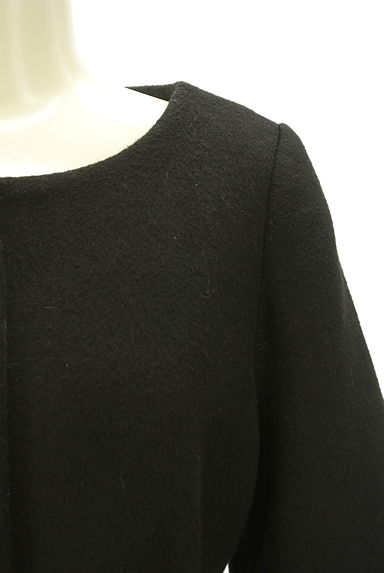 rienda（リエンダ）の古着「ボリューム袖ノーカラーロングコート（コート）」大画像４へ
