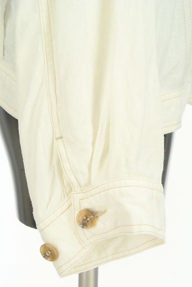 MERCURYDUO（マーキュリーデュオ）の古着「デニム風ステッチジャケット（ブルゾン・スタジャン）」大画像５へ
