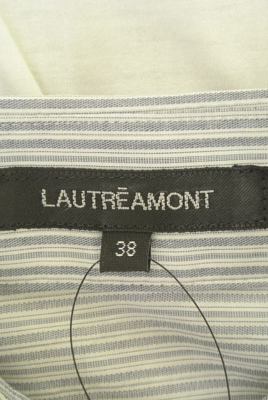 LAUTREAMONT（ロートレアモン）の古着「ストライプ切替ブラウス（ブラウス）」大画像６へ